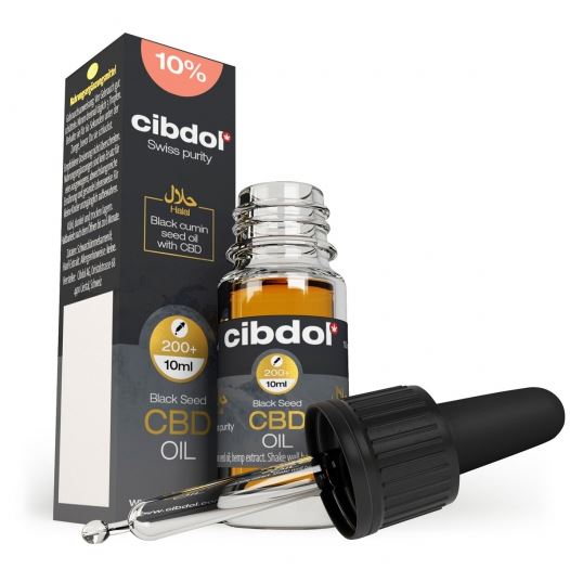 Cibdol CBDブラッククミンシードオイル10％、920mg、10ml