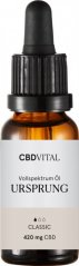 CBD Vital ΠΡΟΕΛΕΥΣΗ 'Κλασσικός πέντε' λάδι με CBD 5%, 420 mg, 20 ml