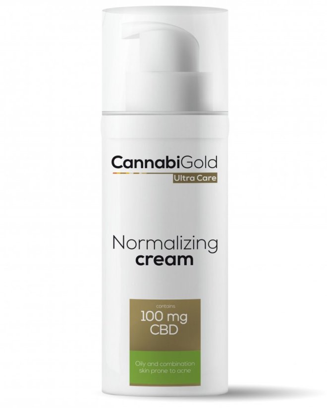 CannabiGold Normaliserande kräm CBD 100 mg, 50 ml