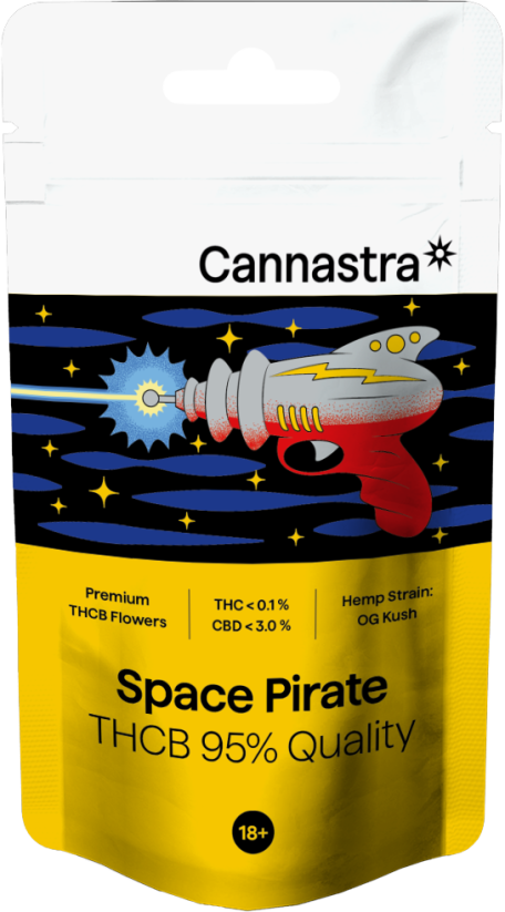 Cannastra THCB Flower Space Pirate, THCB 95%-os minőség, 1g - 100g
