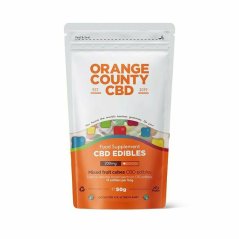 Orange County CBD Kubeliai, paimti krepšį, 200 mg CBD, 12 vnt, 50 g