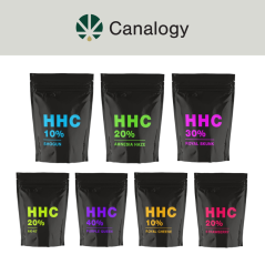 Canalogy HHC blomster, Alt i ét sæt - 7 varianter x 1g til 100g